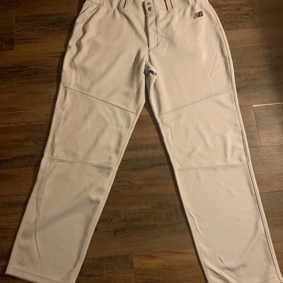 New Balance baseball Pants gray XL Snap/Zipper Closure. Ankle length. - Picture 6 of 12